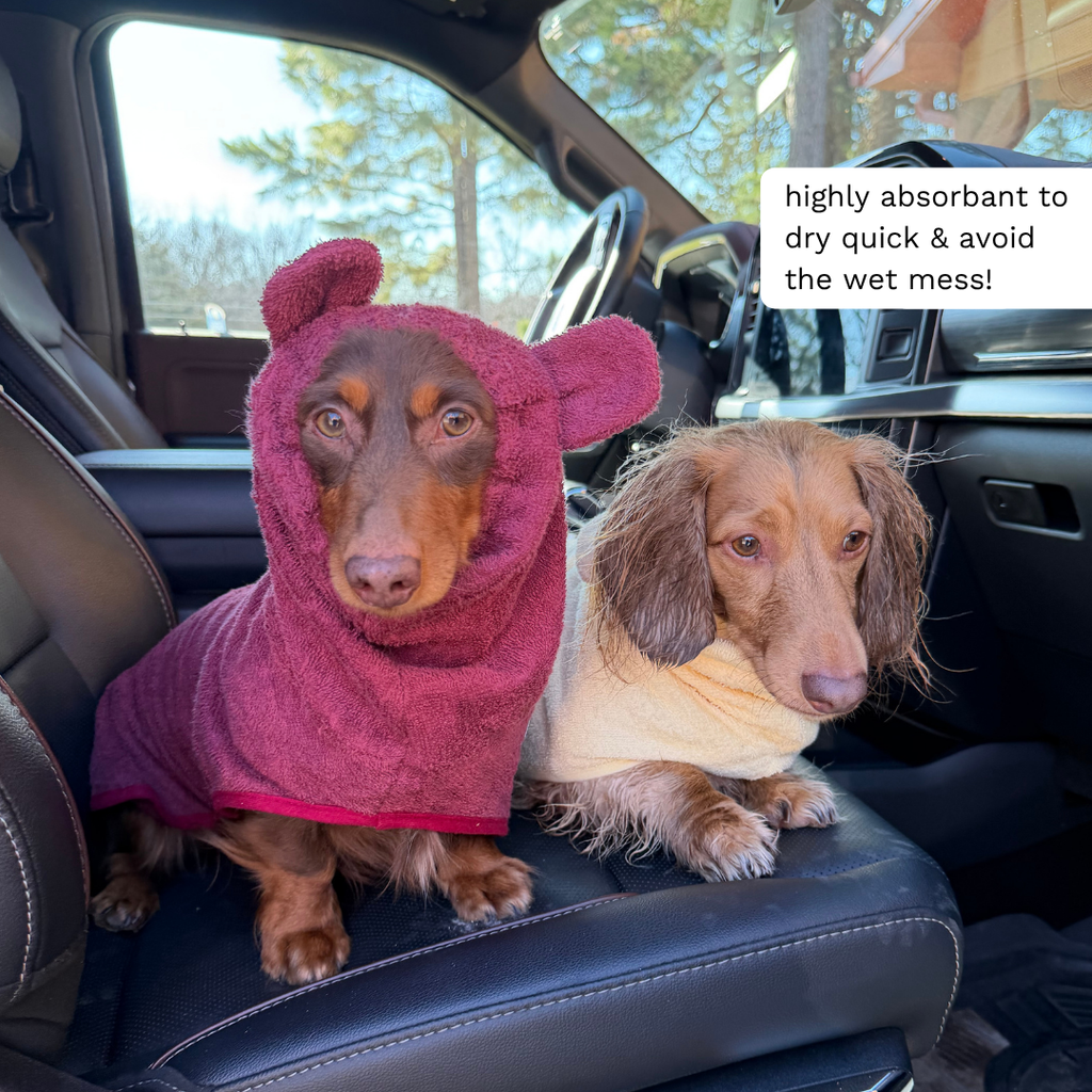dachshund bathrobe