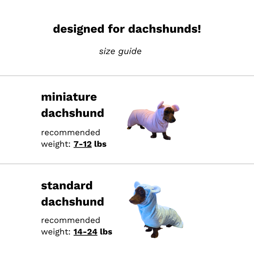 dachshund bathrobe
