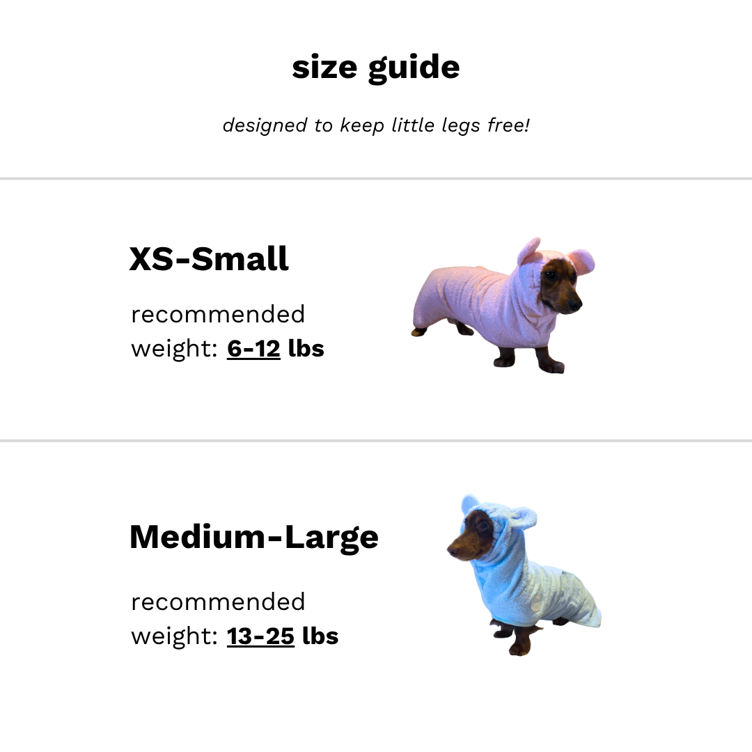 dachshund bathrobe