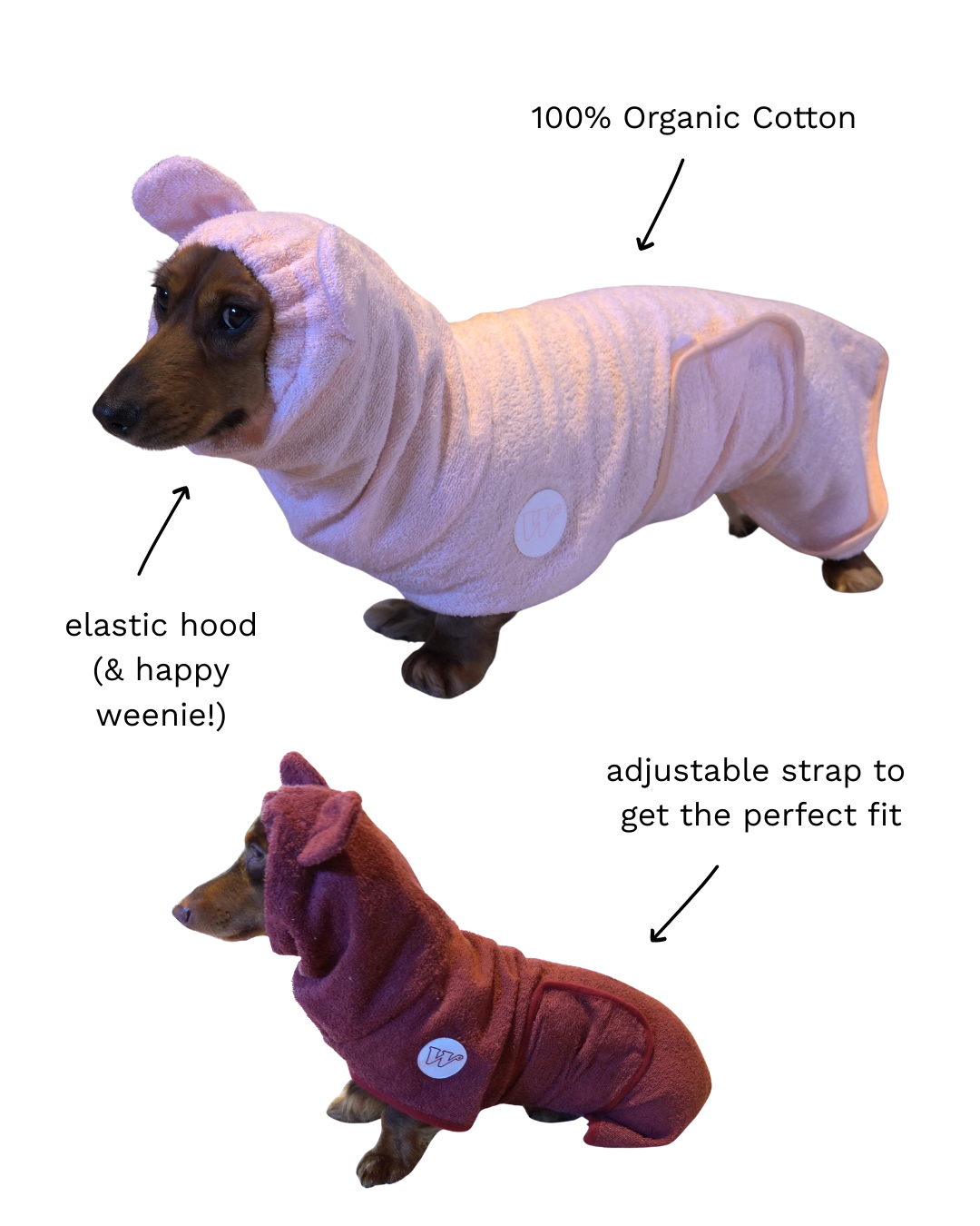 dachshund bathrobe